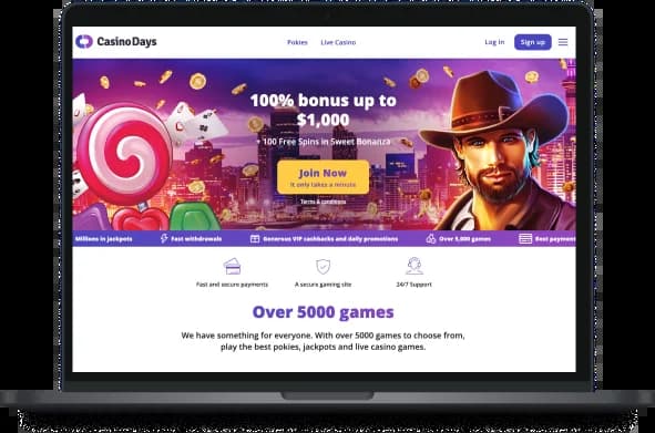Lucky Days Casino Desktop